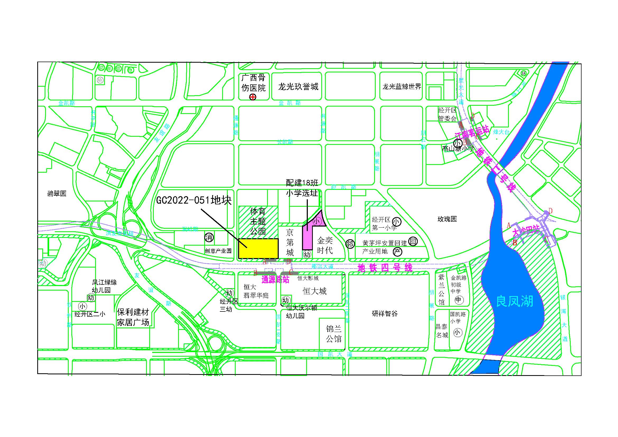 4号线通源路站旁上新50亩商住